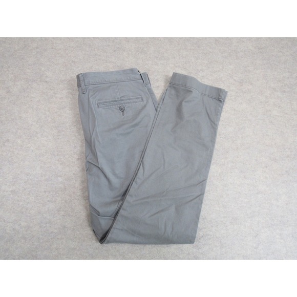 J.Crew Other - J.Crew 770 Straight Fit Chinos Mens 34x32 Grey Re-Imagined Stretch Cotton Pants